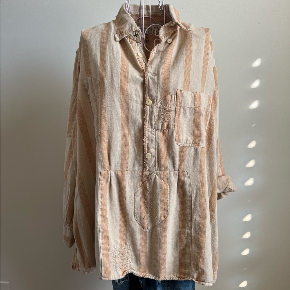 Magnolia Pearl Cotton Flex Raya Top/Shirt NWT OSFM